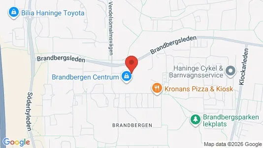 Affärslokaler att hyra i Haninge - Bild från Google Street View