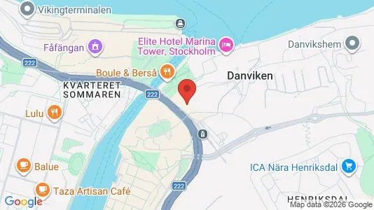 Affärslokaler att hyra i Nacka - kort over placeringen