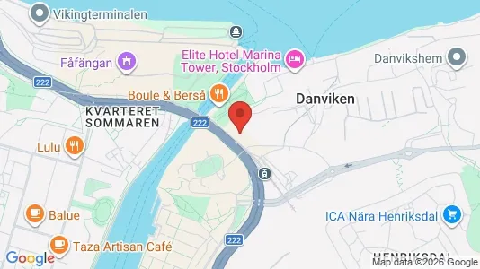 Affärslokaler att hyra i Nacka - kort over placeringen