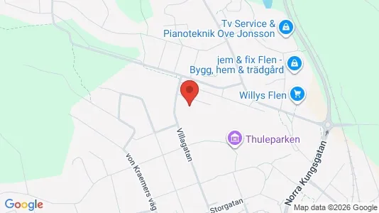 Lagerlokaler att hyra i Flen - Bild från Google Street View