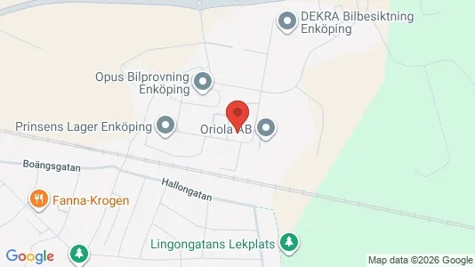 Industrilokaler att hyra i Enköping - Bild från Google Street View