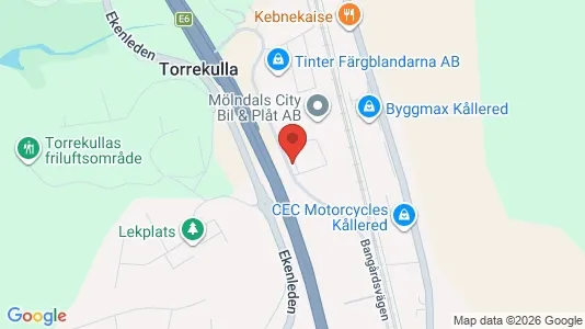 Lagerlokaler att hyra i Mölndal - Bild från Google Street View