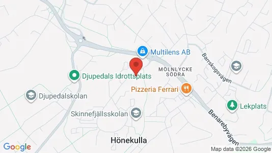 Affärslokaler att hyra i Härryda - kort over placeringen