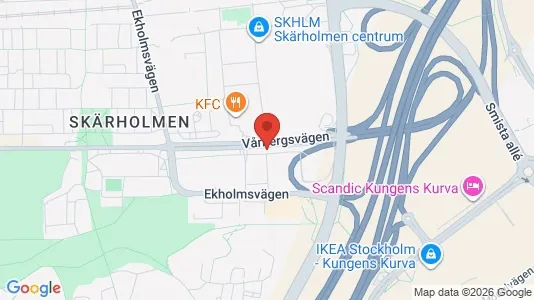 Affärslokaler att hyra i Söderort - kort over placeringen
