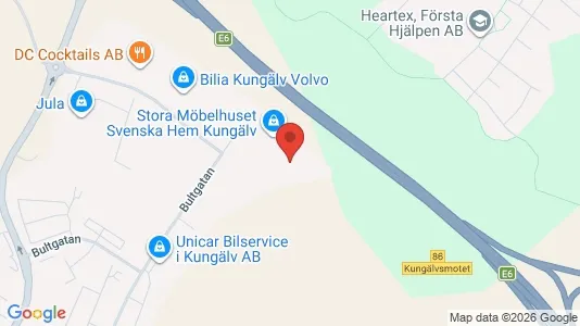 Kontorslokaler att hyra i Kungälv - kort over placeringen
