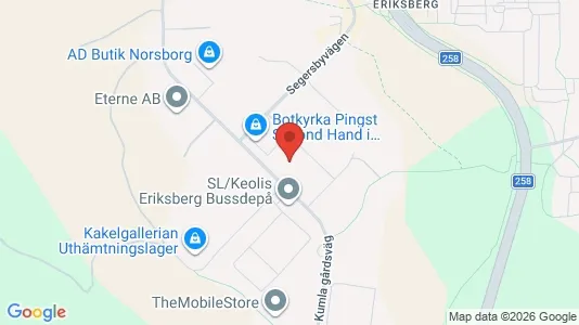 Affärslokaler att hyra i Botkyrka - kort over placeringen