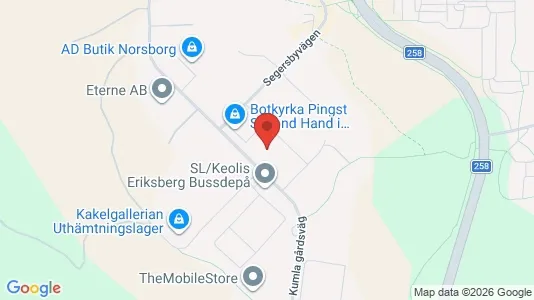 Affärslokaler att hyra i Botkyrka - kort over placeringen
