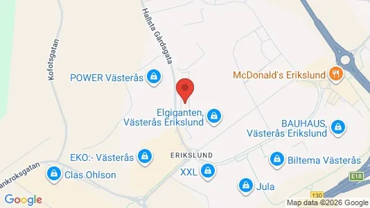 Lagerlokaler att hyra i Västerås - Bild från Google Street View