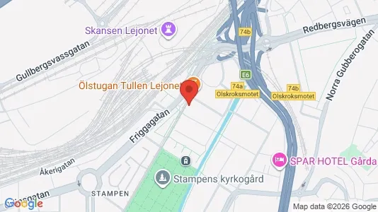Affärslokaler att hyra i Örgryte-Härlanda - kort over placeringen