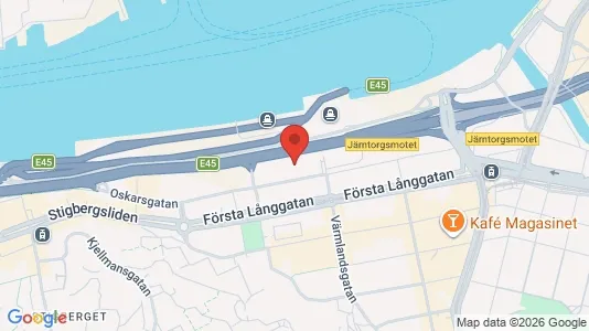Kontorslokaler att hyra i Göteborg Centrum - kort over placeringen