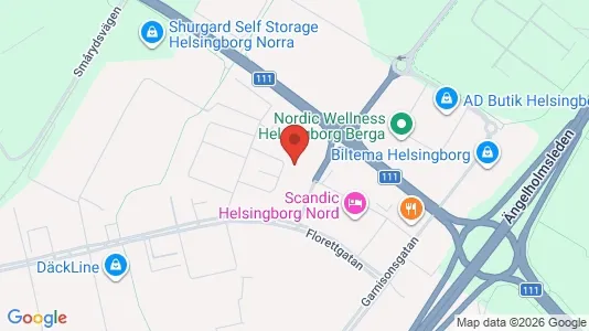 Lagerlokaler att hyra i Helsingborg - Bild från Google Street View