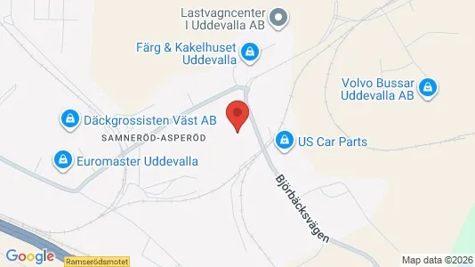 Affärslokaler att hyra i Uddevalla - Bild från Google Street View