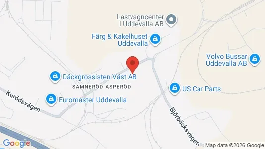 Affärslokaler att hyra i Uddevalla - Bild från Google Street View