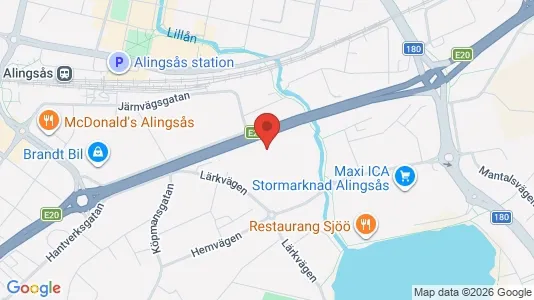 Affärslokaler att hyra i Alingsås - Bild från Google Street View