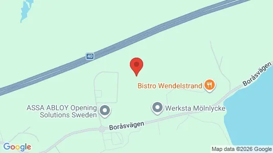 Lagerlokaler att hyra i Härryda - Bild från Google Street View