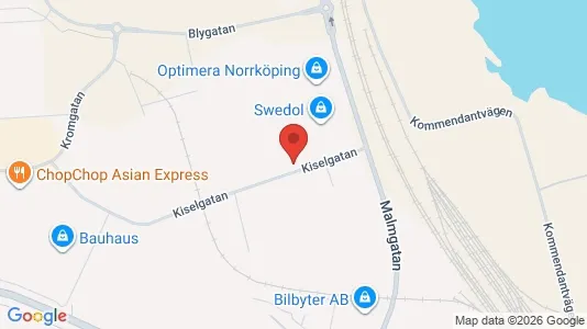 Affärslokaler att hyra i Norrköping - Bild från Google Street View