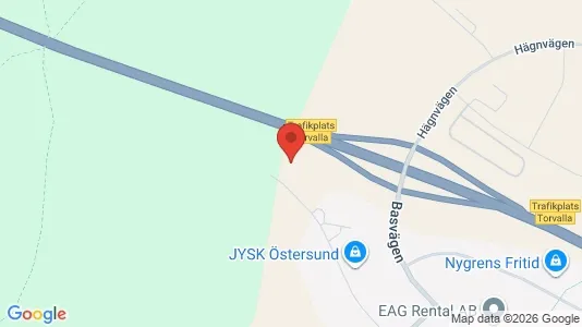 Affärslokaler att hyra i Östersund - Bild från Google Street View