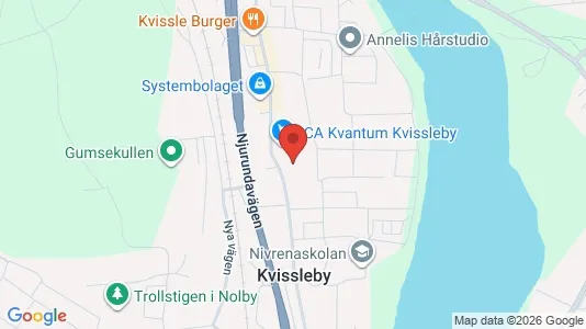 Kontorslokaler att hyra i Sundsvall - kort over placeringen
