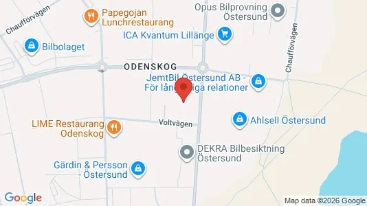 Affärslokaler att hyra i Östersund - Bild från Google Street View
