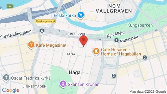 Affärslokaler att hyra i Göteborg Centrum - kort over placeringen