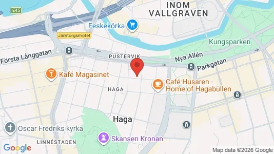 Kontorslokaler att hyra i Göteborg Centrum - kort over placeringen