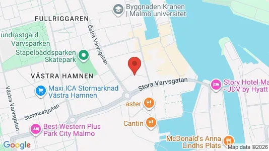 Kontorslokaler att hyra i Malmö Centrum - Bild från Google Street View