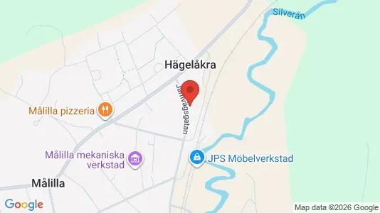 Affärslokaler till försäljning i Hultsfred - kort over placeringen