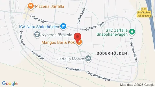 Affärslokaler till försäljning i Järfälla - kort over placeringen