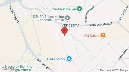 Affärslokaler att hyra i Järfälla - Bild från Google Street View