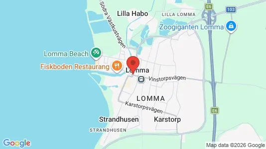 Lagerlokaler att hyra i Lomma - Bild från Google Street View