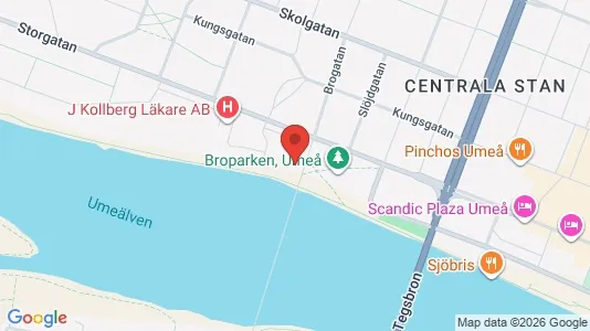 Affärslokaler att hyra i Umeå - Bild från Google Street View