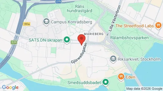 Kontorslokaler att hyra i Kungsholmen - kort over placeringen