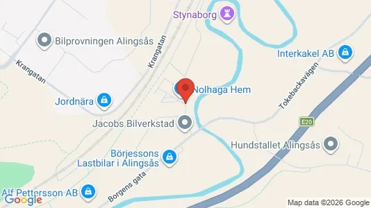 Affärslokaler att hyra i Alingsås - Bild från Google Street View