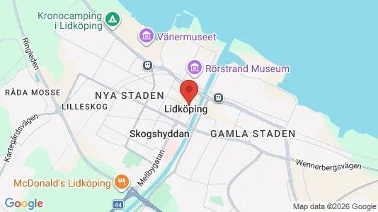 Kontorslokaler att hyra i Lidköping - Bild från Google Street View