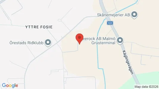 Affärslokaler att hyra i Fosie - kort over placeringen