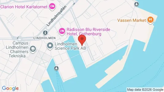 Kontorslokaler att hyra i Lundby - kort over placeringen
