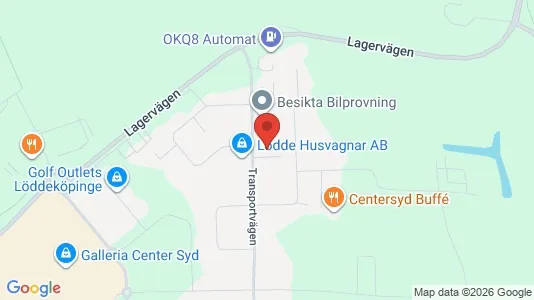 Affärslokaler att hyra i Kävlinge - kort over placeringen