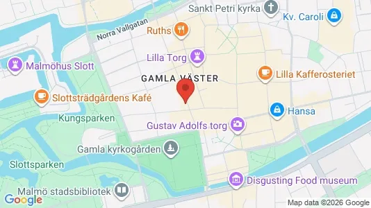 Kontorslokaler att hyra i Malmö Centrum - Bild från Google Street View