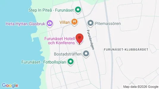 Kontorslokaler att hyra i Piteå - kort over placeringen