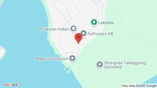 Affärslokaler till försäljning i Strängnäs - kort over placeringen