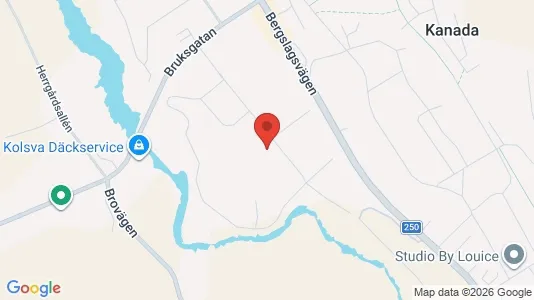Fastighetsmarker till försäljning i Köping - kort over placeringen