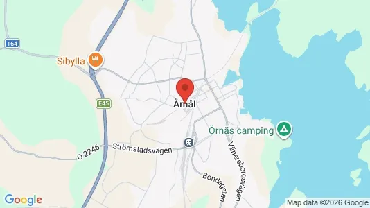 Affärslokaler att hyra i Åmål - Bild från Google Street View