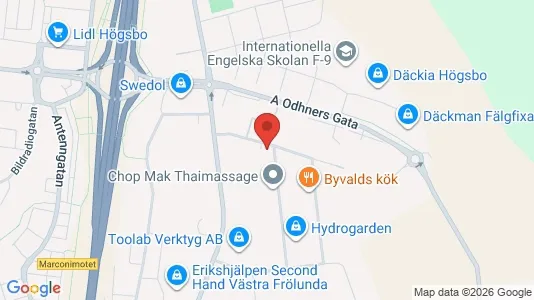 Kontorslokaler att hyra i Askim-Frölunda-Högsbo - kort over placeringen