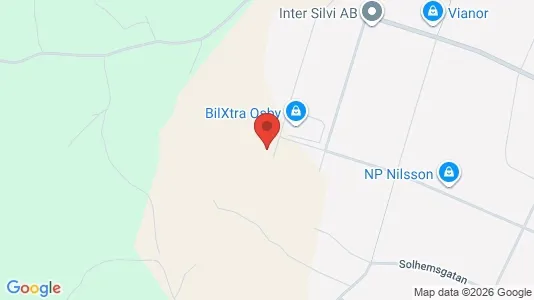 Affärslokaler till försäljning i Osby - kort over placeringen