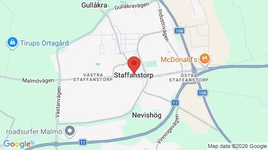 Affärslokaler att hyra i Staffanstorp - Bild från Google Street View