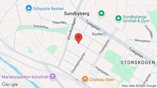 Kontorslokaler att hyra i Sundbyberg - kort over placeringen