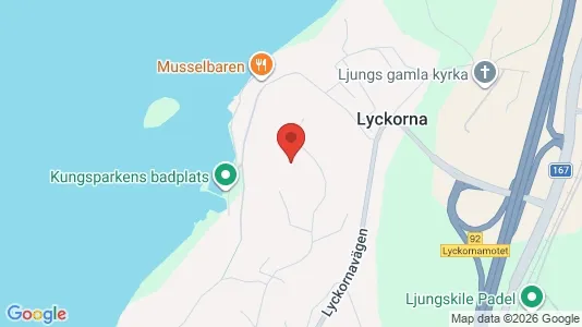 Affärslokaler att hyra i Uddevalla - kort over placeringen