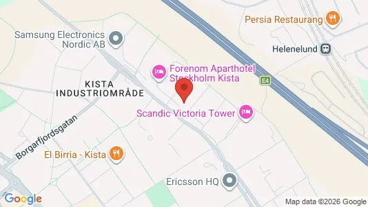 Industrilokaler att hyra i Västerort - kort over placeringen