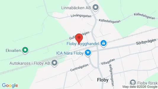 Affärslokaler till försäljning i Falköping - kort over placeringen