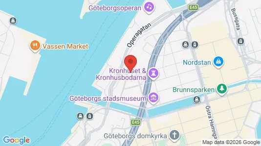Affärslokaler att hyra i Göteborg Centrum - kort over placeringen